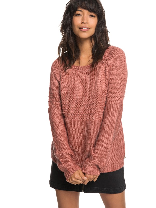 roxy, Urban Stories - Jumper for Women, WITHERED ROSE (mmg0) 0 Urban Stories - Jumper for Women Pink ERJSW03274 Roxy