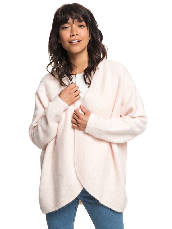 roxy, Delicate Mind - Gilet pour Femme, CLOUD PINK (mcw0) 0 Delicate Mind - Gilet pour Femme Rose ERJSW03325 Roxy