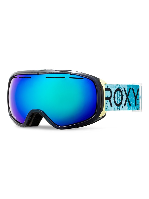 roxy, Rockferry - Masque de snowboard/ski, ARUBA BLUE_LIZZYDOTS (bfk7) 0 Rockferry - Masque de snowboard/ski Bleu ERJTG03033 Roxy