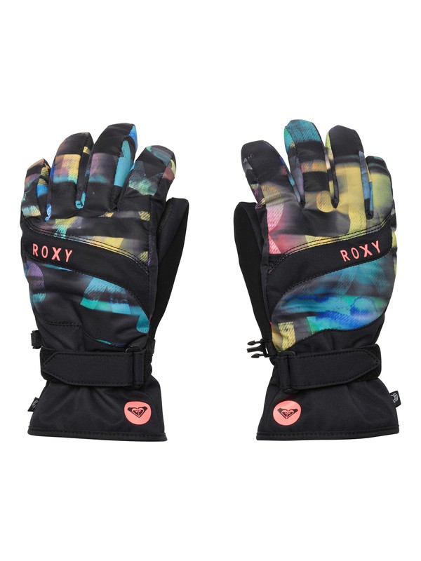 roxy, Mouna Glove, RXLETTERING_ANTHRACITE (kvj8) 0 Mouna Glove ERJTH00017 Roxy