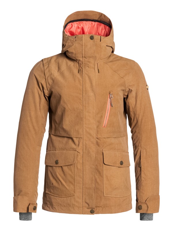 roxy, Tribe Snow Jacket, RUBBER (cpp0) 0 Tribe Snow Jacket ERJTJ03015 Roxy