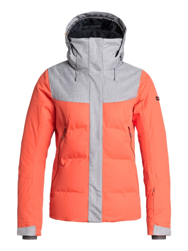 roxy, Flicker Snow Jacket, NASTURTIUM (nkm0) 0 Flicker Snow Jacket ERJTJ03023 Roxy