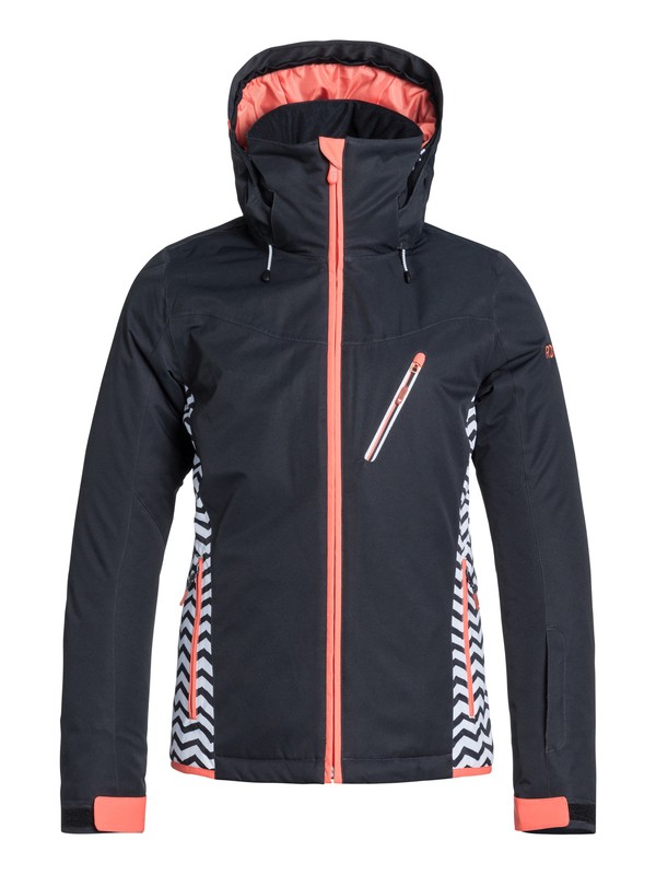 roxy, Sassy Snow Jacket, ANTHRACITE (kvj0) 0 Sassy Snow Jacket ERJTJ03024 Roxy