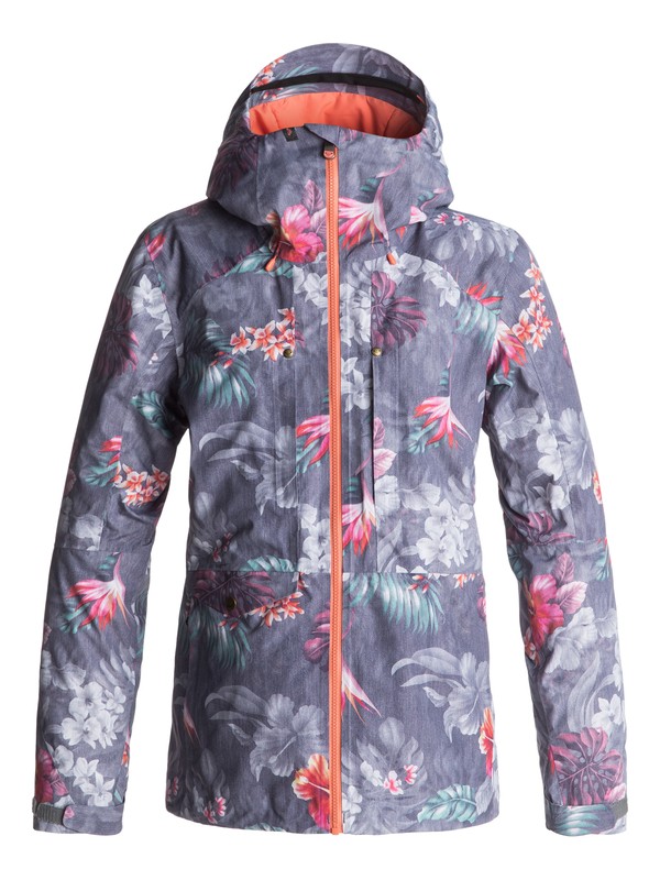roxy, Essence 2L GORE-TEX® Snow Jacket, HAWAIIAN TROPIK_PARADISE PINK (mlr6) 0 Essence 2L GORE-TEX® Snow Jacket ERJTJ03038 Roxy