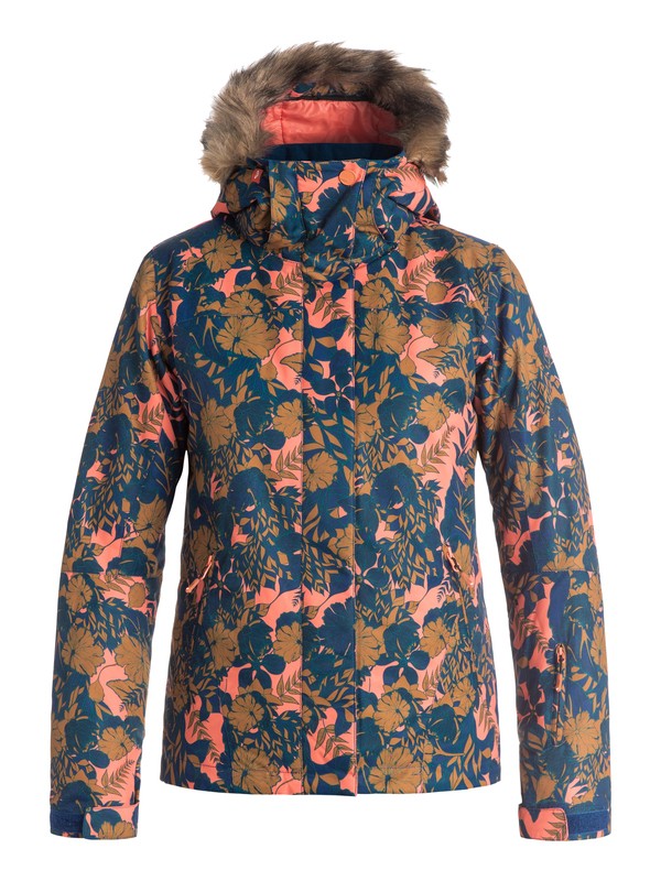 roxy, Chamarra para Nieve Jet Ski, AMAZONE FLOWERS_BLUEPRINT (bsk6) 0 Chamarra para Nieve Jet Ski ERJTJ03053 Roxy