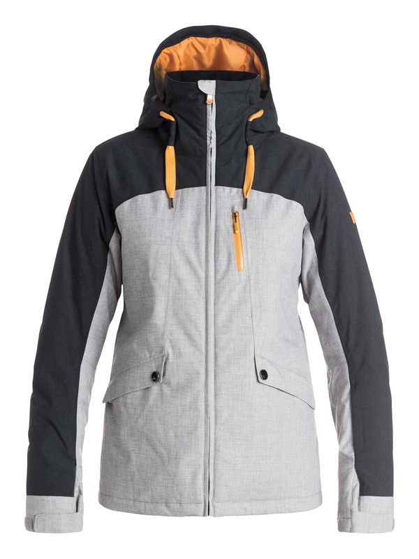 roxy, Wildlife Snow Jacket, MID HEATHER GREY (sla0) 0 Wildlife Snow Jacket ERJTJ03067 Roxy