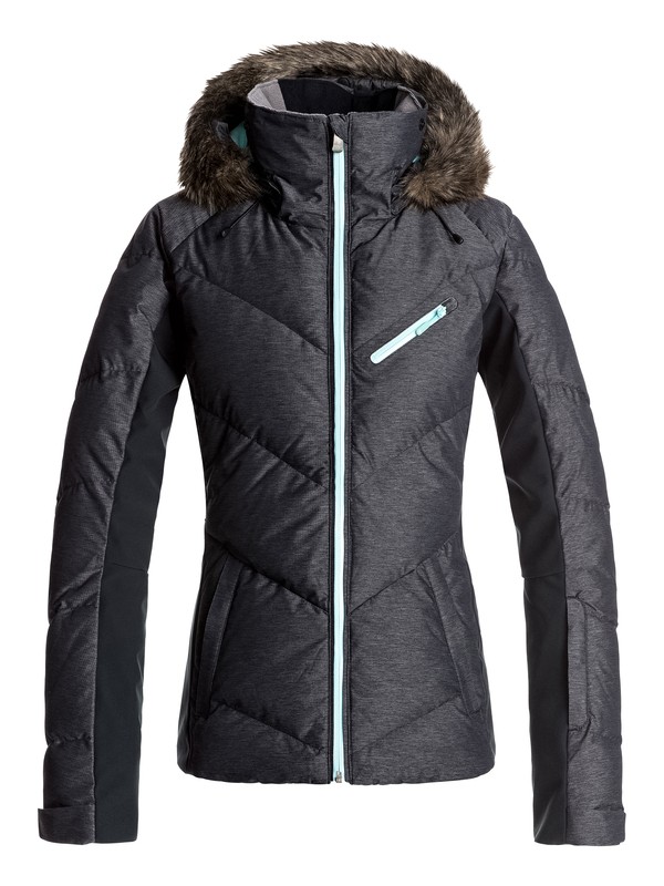 roxy, Snowstorm - Veste de snow, TRUE BLACK (kvj0) 0 Snowstorm - Veste de snow Noir ERJTJ03105 Roxy