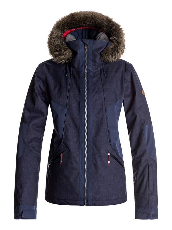 roxy, Atmosphere Snow Jacket, PEACOAT (btn0) 0 Atmosphere Snow Jacket ERJTJ03108 Roxy