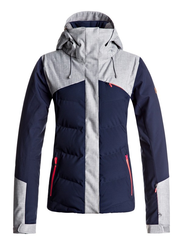 roxy, Flicker - Snow Jacket for Women, PEACOAT (btn0) 0 Flicker - Snow Jacket for Women Blue ERJTJ03109 Roxy