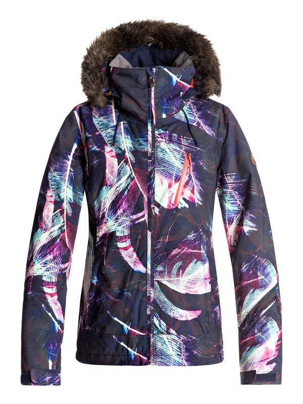 roxy, Сноубордическая куртка Jet Ski Premium, PEACOAT_SEAMLESS FEATHERS (btn5) 0 Сноубордическая куртка Jet Ski Premium Синий ERJTJ03110 Roxy