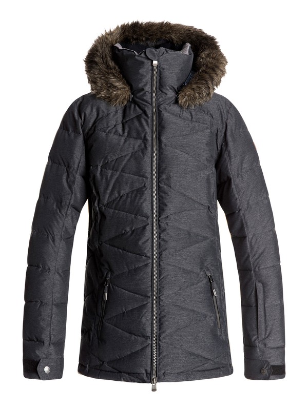 roxy, Quinn - Snow Jacket for Women, TRUE BLACK (kvj0) 0 Quinn - Snow Jacket for Women Black ERJTJ03111 Roxy