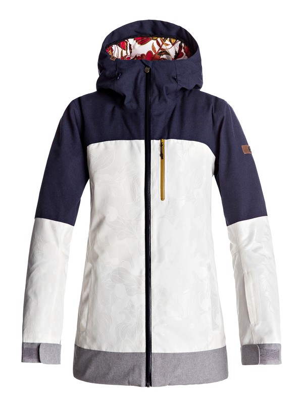 roxy, Torah Bright Stormfall - Snow Jacket for Women, EGRET (wbs0) 0 Torah Bright Stormfall - Snow Jacket for Women White ERJTJ03112 Roxy
