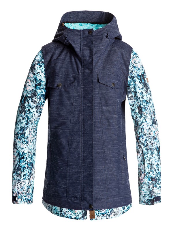roxy, Ceder Snow Jacket, PEACOAT (btn0) 0 Ceder Snow Jacket ERJTJ03113 Roxy