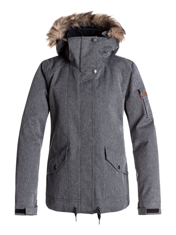 roxy, Grove - Snowboardjack, HERRINGBONE GREY (kpv0) 0 Grove - Snowboardjack Black ERJTJ03114 Roxy