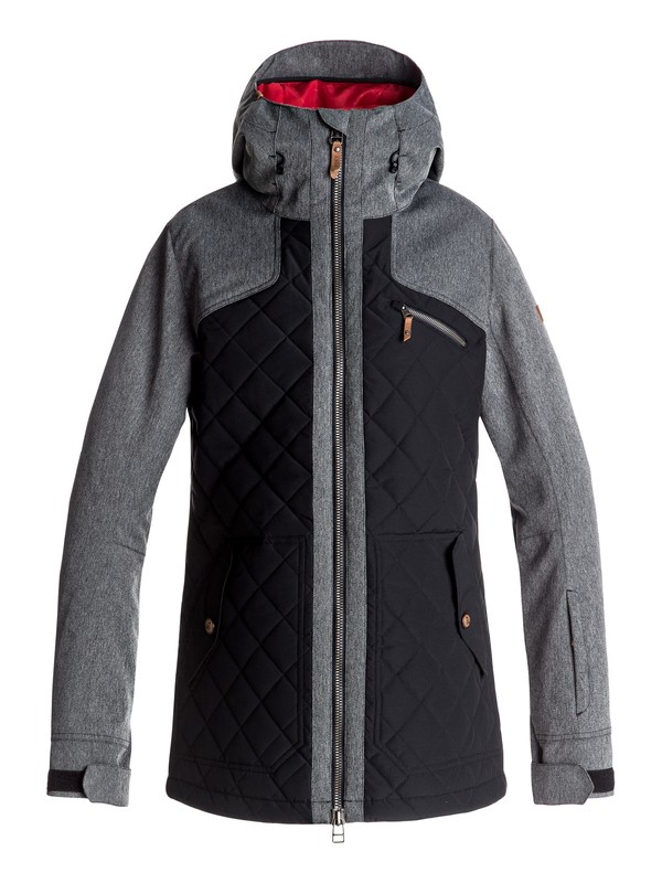 roxy, Journey - Snow Jacket, TRUE BLACK (kvj0) 0 Journey - Snow Jacket ERJTJ03115 Roxy