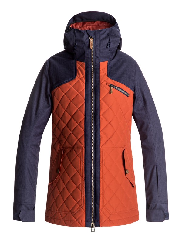 roxy, Journey - Snow Jacket for Women, ROOIBOS TEA (rzb0) 0 Journey - Snow Jacket for Women Red ERJTJ03115 Roxy