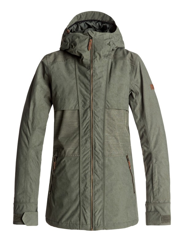 roxy, Shaded Snow Jacket, DUST IVY (gqm0) 0 Shaded Snow Jacket ERJTJ03118 Roxy