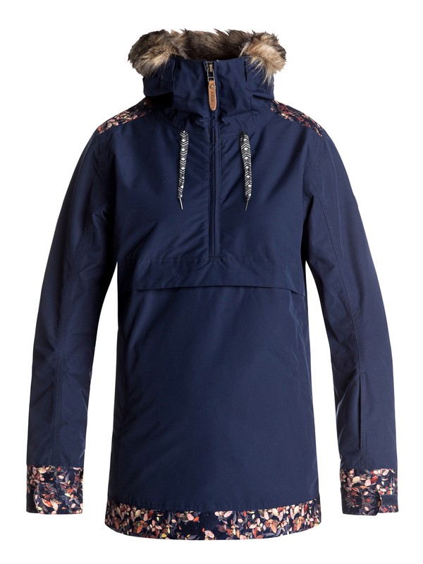 roxy, Shelter - Snow Jacket for Women, PEACOAT (btn0) 0 Shelter - Snow Jacket for Women Blue ERJTJ03119 Roxy