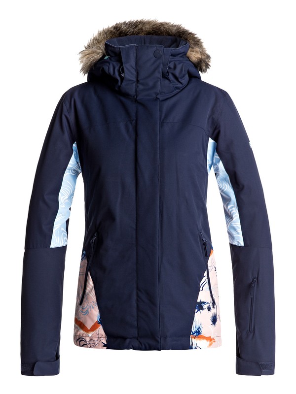roxy, Jet Ski - Snow Jacke, MANDARIN ORANGE_POP SNOW CRYST (nlk6) 0 Jet Ski - Snow Jacke Orange ERJTJ03124 Roxy
