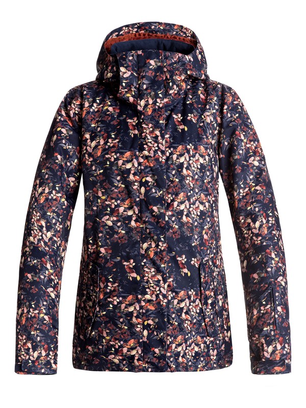 roxy, ROXY Jetty - Snow Jacket for Women, PEACOAT_WATERLEAF (btn4) 0 ROXY Jetty - Snow Jacket for Women Blue ERJTJ03125 Roxy