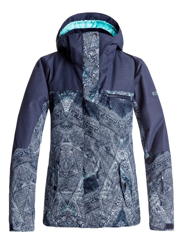 roxy, ROXY Jetty - Snow Jacket for Women, PEACOAT_AVOYA (btn6) 0 ROXY Jetty - Snow Jacket for Women Blue ERJTJ03132 Roxy