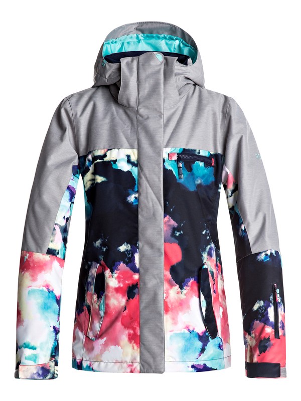 roxy, ROXY Jetty - Snow Jacket for Women, NEON GRAPEFRUIT_CLOUD NINE (nkn6) 0 ROXY Jetty - Snow Jacket for Women Orange ERJTJ03132 Roxy