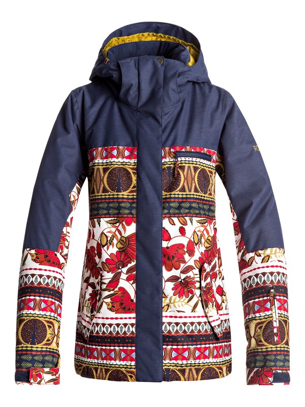 roxy, Torah Bright ROXY Jetty Snow Jacket, ROOIBOS TEA_BOTANIC STRIPES (rzb6) 0 Torah Bright ROXY Jetty Snow Jacket ERJTJ03144 Roxy