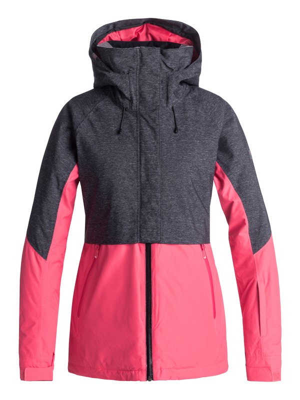 roxy, Frozen Flow Snow Jacket, TEABERRY (mmn0) 0 Frozen Flow Snow Jacket Pink ERJTJ03155 Roxy