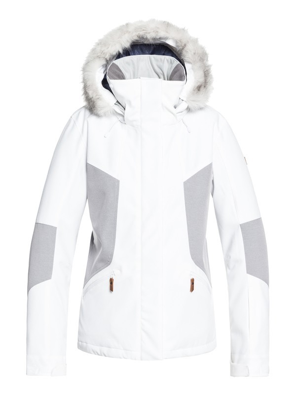 roxy, Atmosphere - Veste de snow pour Femme, BRIGHT WHITE (wbb0) 0 Atmosphere - Veste de snow pour Femme Blanc ERJTJ03158 Roxy