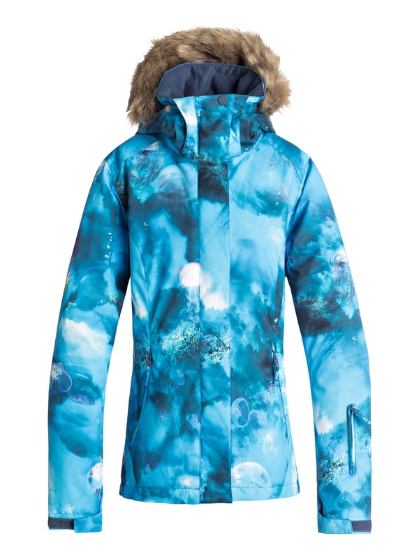 roxy, Jet Ski - Veste de snow pour Femme, BACHELOR BUTTON_COLD MEDUSA (bgz2) 0 Jet Ski - Veste de snow pour Femme Bleu ERJTJ03162 Roxy