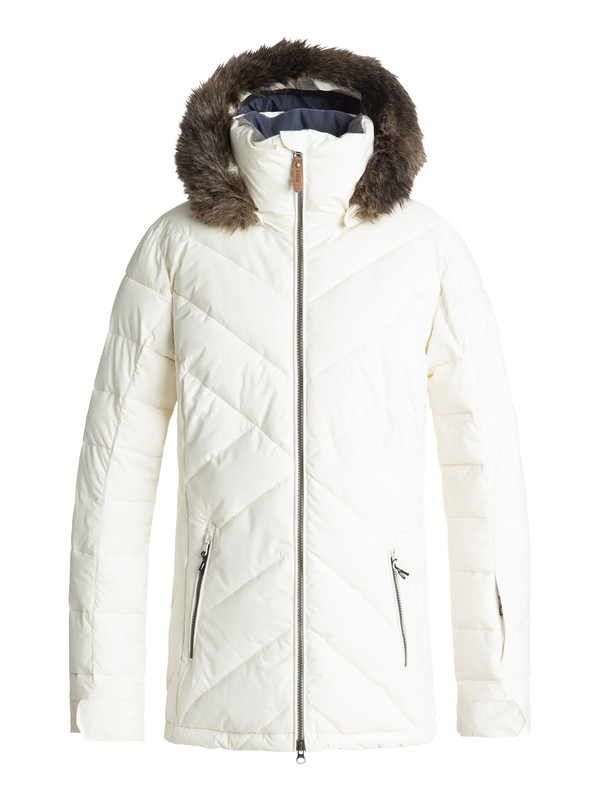 roxy, Quinn Snow Jacket, EGRET (wbs0) 0 Quinn Snow Jacket White ERJTJ03165 Roxy