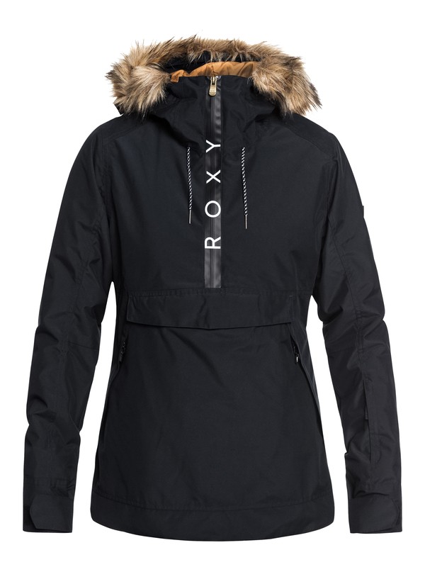 roxy, Shelter - Chaqueta anorak para nieve para Mujer, TRUE BLACK (kvj0) 0 Shelter - Chaqueta anorak para nieve para Mujer ERJTJ03170 Roxy
