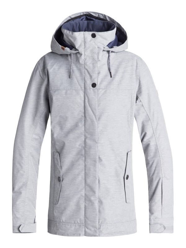 roxy, Billie - Snow Jacke für Frauen, WARM HEATHER GREY (sjeh) 0 Billie - Snow Jacke für Frauen Grau ERJTJ03174 Roxy