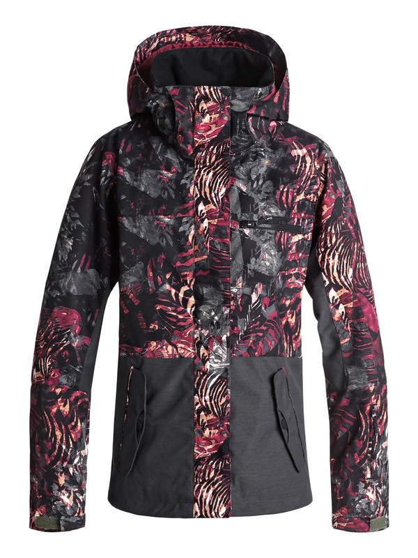 roxy, ROXY Jetty Block Snow Jacket, FOUR LEAF CLOVER_ZEBRATREE (gph3) 0 ROXY Jetty Block Snow Jacket Green ERJTJ03176 Roxy