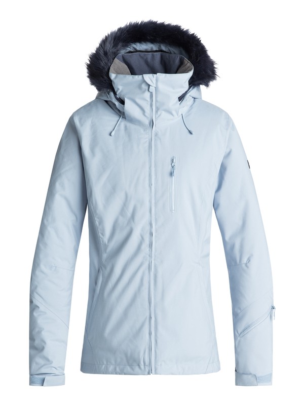 roxy, Down The Line - Veste de snow pour Femme, POWDER BLUE (bgb0) 0 Down The Line - Veste de snow pour Femme Bleu ERJTJ03185 Roxy