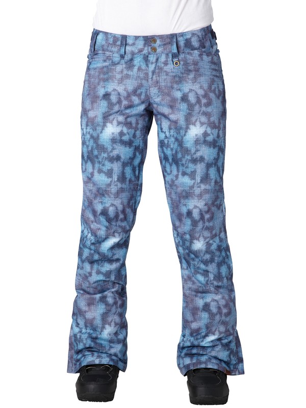 roxy, Wood Run Pant, BEACH GARDEN SNOW_PEACOAT (btn1) 0 Wood Run Pant ERJTP00010 Roxy