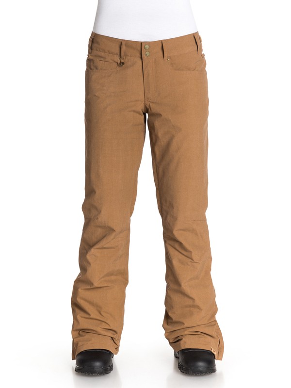 roxy, Wood Run Snow Pants, RUBBER (cpp0) 0 Wood Run Snow Pants ERJTP03004 Roxy