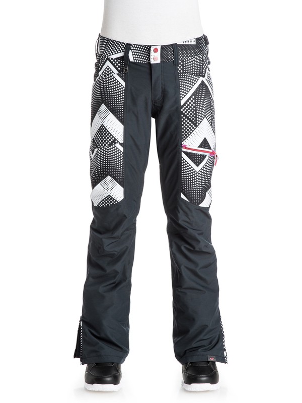 roxy, Cabin Snow Pants, POP SNOW OPTIC DOT_TRUE BLACK (wbb2) 0 Cabin Snow Pants White ERJTP03021 Roxy
