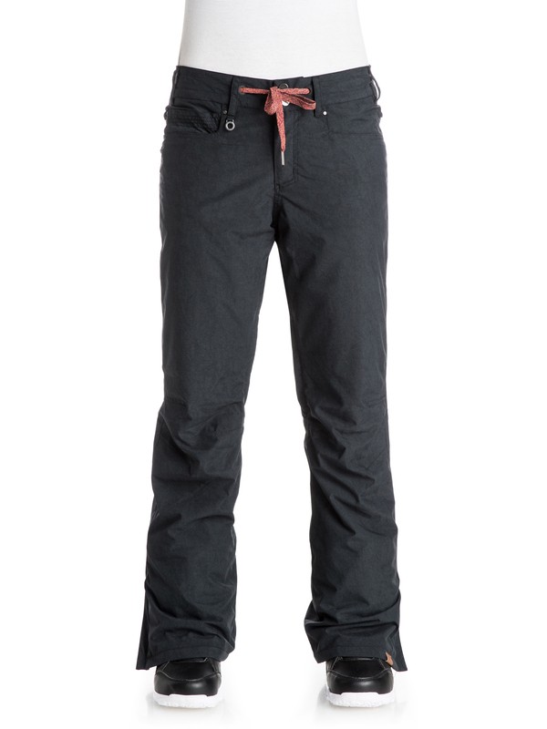 roxy, Woodrun Snow Pants, TRUE BLACK (kvj0) 0 Woodrun Snow Pants ERJTP03022 Roxy