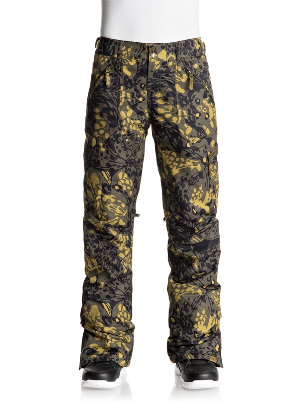 roxy, Pantalones para Nieve estampados Nadia, BUTTERFLYCAMO_MILITARY OLIVE (cqw6) 0 Pantalones para Nieve estampados Nadia ERJTP03032 Roxy