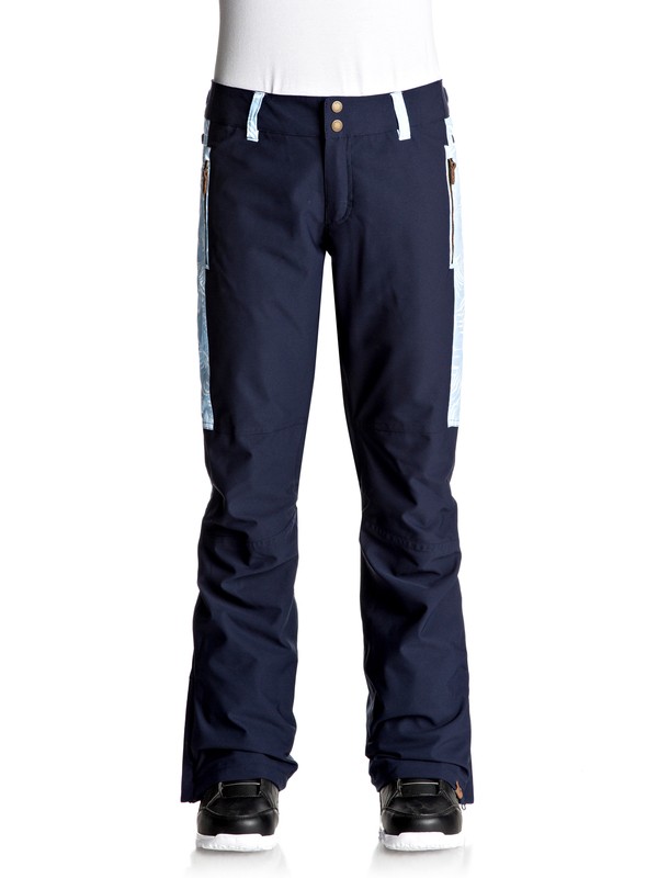 roxy, Cabin - Pantaloni da snowboard, MANDARIN ORANGE_POP SNOW CRYST (nlk6) 0 Cabin - Pantaloni da snowboard Orange ERJTP03041 Roxy