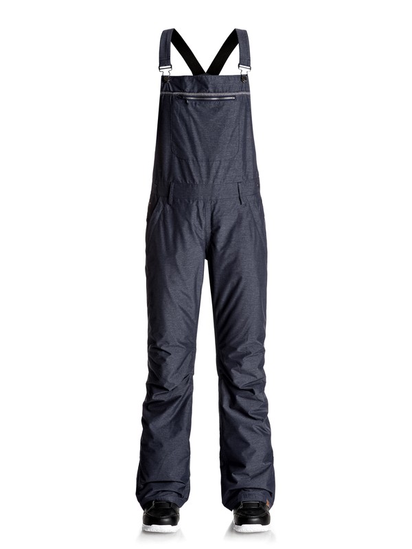 roxy, Non Stop - Pantalones Para Nieve Con Tirantes para Mujer, PEACOAT (btn0) 0 Non Stop - Pantalones Para Nieve Con Tirantes para Mujer Azul ERJTP03042 Roxy