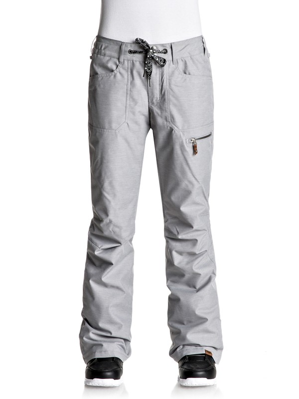 roxy, Rifter - Pantalones Para Nieve para Mujer, HERITAGE HEATHER (sgrh) 0 Rifter - Pantalones Para Nieve para Mujer Gris ERJTP03044 Roxy