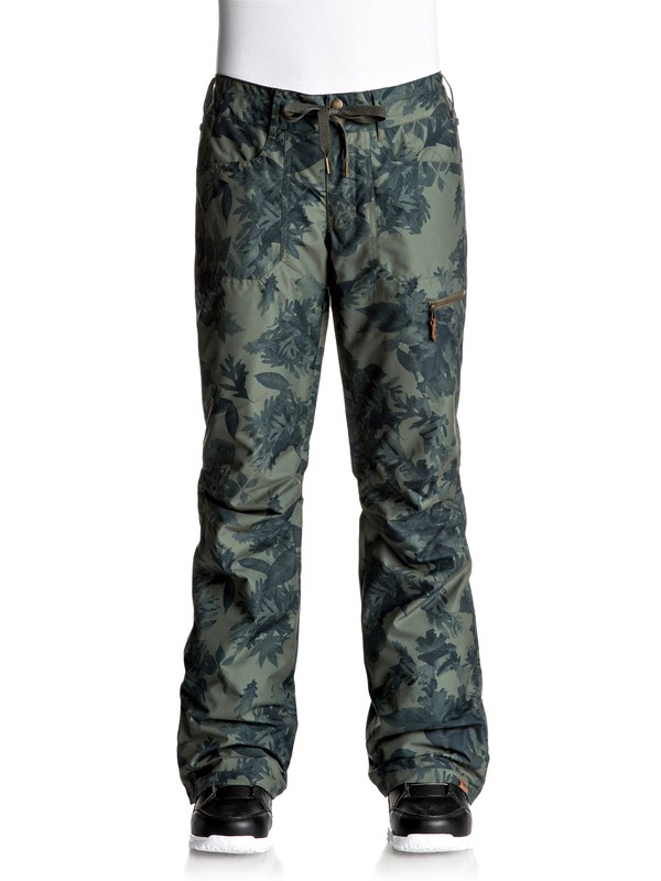 roxy, Rifter - Pantalones Para Nieve para Mujer, DUSTY IVY_SYLVAN FOREST (gqm6) 0 Rifter - Pantalones Para Nieve para Mujer Verde ERJTP03055 Roxy