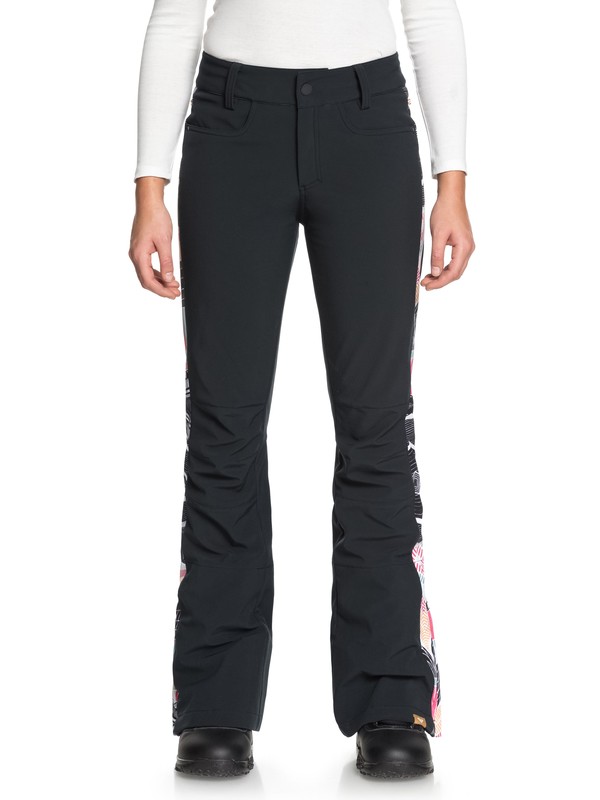 roxy, Creek Snow Pants, TRUE BLACK_POP SNOW LINES (kvj7) 0 Creek Snow Pants Black ERJTP03060 Roxy