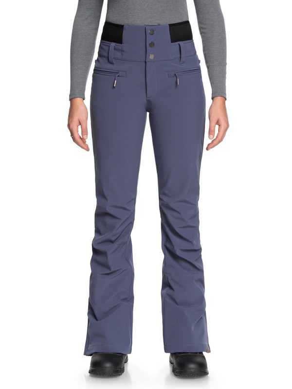 roxy, Rising High Snow Pants, CROWN BLUE (bqy0) 0 Rising High Snow Pants Blue ERJTP03067 Roxy