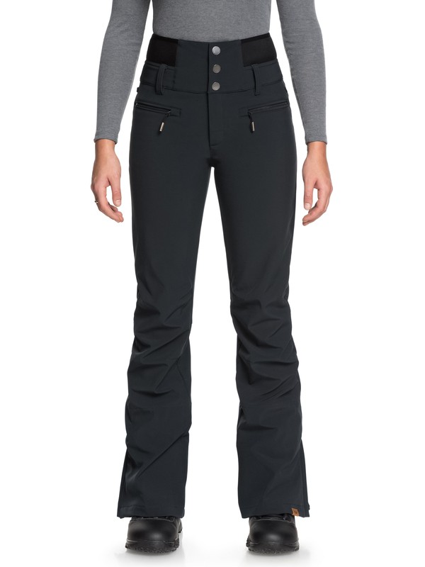 roxy, Rising High - Shell snowboardbroek voor Dames, TRUE BLACK (kvj0) 0 Rising High - Shell snowboardbroek voor Dames Black ERJTP03067 Roxy