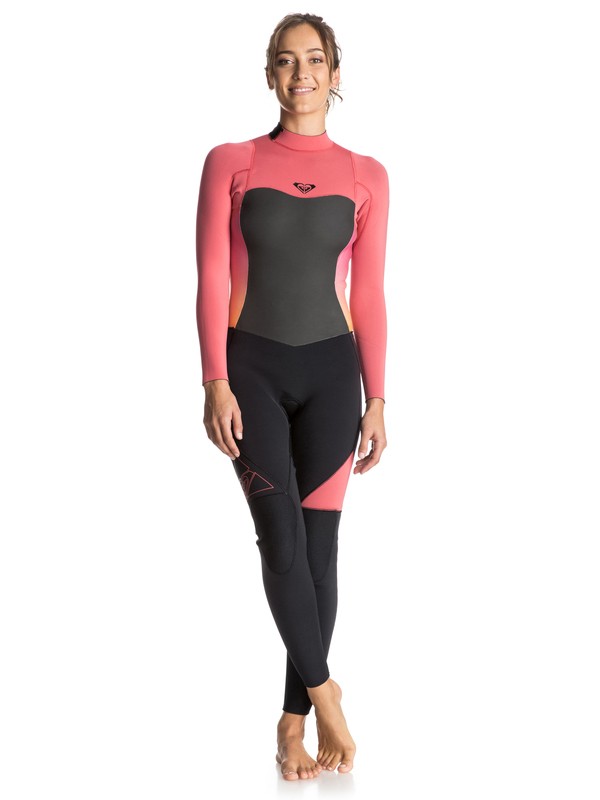 Syncro 4/3mm - Back Zip Full Wetsuit ERJW103010 0 Syncro 4/3mm Back Zip Wetsuit ERJW103010 Roxy