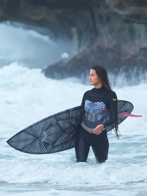 5 3/2mm POP Surf - Wetsuit met een borstrits voor Dames Black ERJW103036 Roxy