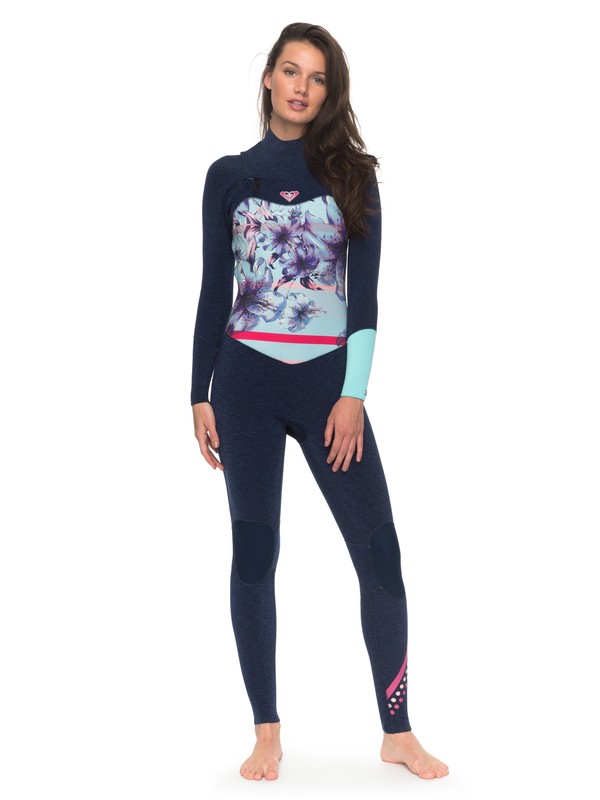 roxy, 3/2mm POP Surf Chest Zip Wetsuit, NAVY (bte0) 0 3/2mm POP Surf Chest Zip Wetsuit Blue ERJW103036 Roxy